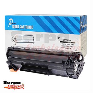 Toner Compatível HP CF 283A - Multifuncionais HP M-127FN, M127, M-127FW, M-127, M-125, M125A, M-125A, M-201, M-225, M-226, M-202