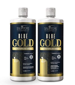 Salvatore Blue Gold - Escova Progressiva 2x1 L (Nova Embalagem)