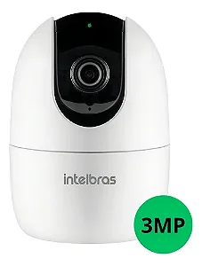 Câmera interna inteligente 3MP Wi-Fi 360º com cartão de 32gb WD PURPLE