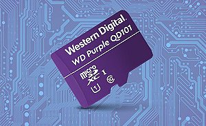 Cartão de memória microSD WD Purple de 32GB a 256GB