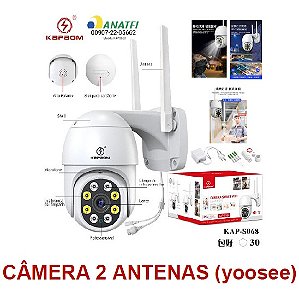 Câmera De Segurança Inteligente Externa Yoose Kap-s068