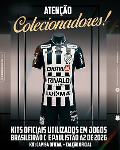 KIT OFICIAL JOGADOR 2026 CAMISA + CALÇÃO