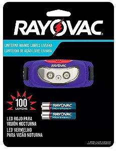 Lanterna Rayovac Mãos Livres 100 Lumens