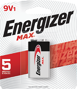 Bateria Alcalina Energizer Max 9v - 1 Pilha