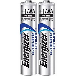 Pilha Energizer Ultimate Lithium AAA - 2 Pilhas