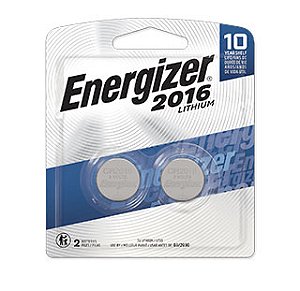 Pilha lítio Energizer CR2016 - 2 Pilhas