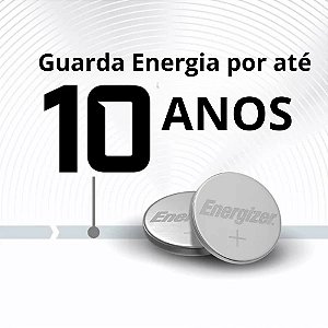 Pilha Lítio Energizer CR2025 - 2 Pilhas