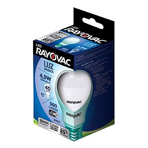 Lâmpada Led Rayovac Bulbo 4.9w Bivolt Branca