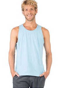 Regata Masculina AZUL CLARO  100% poliestr 160 gramatura Fio 30.1 para sublimar