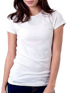 Babby Look Feminina BRANCA  96% algodão 4% Lycra