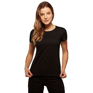 Babby Look Feminina PRETA  96% algodão 4% Lycra