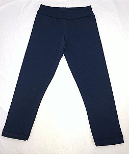 Shorts Legging Azul Marinho 96% algodão 4% elastano Infantil - LJ Basic