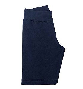 Shorts Legging Azul Marinho  96% algodão 4% elastano Infantil