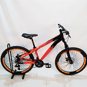 Bicicleta Gios FRX Laranja Freeride 2021 - 26" 21v
