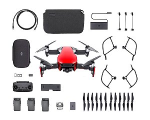 Drone Dji Mavic Air Flame Red Fly More Combo