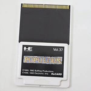 POPULOUS PC Engine HuCard Seminovo