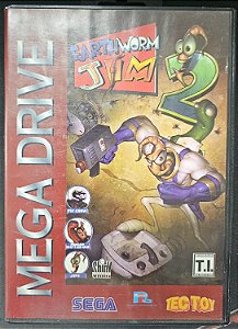 Earthworm Jim Mega Drive Seminovo