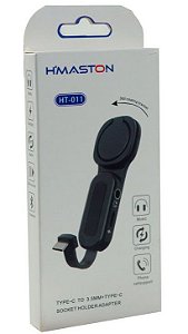 Adaptador de Fone e Carregador Tipo C  H'Maston HT-011