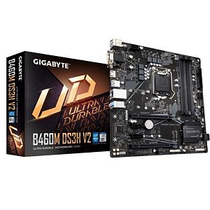 Placa-Mãe Gigabyte B460M DS3H V2 LGA1200 10 Geração Intel