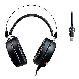 Fone de Ouvido Headset Gamer Warrior Straton USB 2.0 Stereo LED