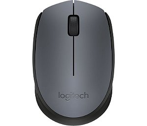 Mouse sem fio logitech m170 cinza