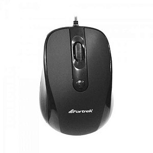 Mouse Com Fio Usb Fortrek 1600dpi Om-103bk