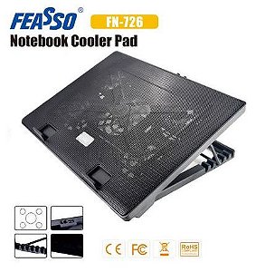 Base Notebook Feasso  Fn-726 C/5 Coolers E 5 Niveis