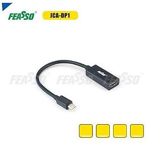 Cabo Adaptador Feasso Jca-dp1 Displayport-mini X Hdmi Padrao-br