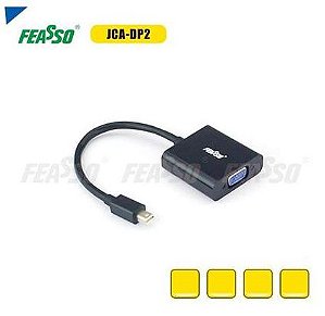 CABO ADAP. JCA-DP2 DISPLAYPORT-MINI X VGA - BR. FEASSO 520