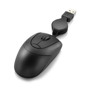 Mouse optico retratil usb preto multilaser - mo048