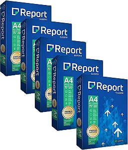PAPEL SULFITE REPORT PREMIUM 10 PCT C/ 500 FOLHAS