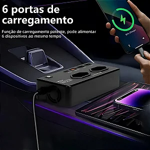Inversor de Potência Veicular 350W (modelo FY-1125)