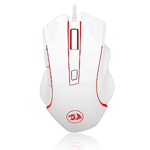 MOUSE COM FIO GAMER NOTHOSAUR LUNAR BRANCO M606W REDRAGON