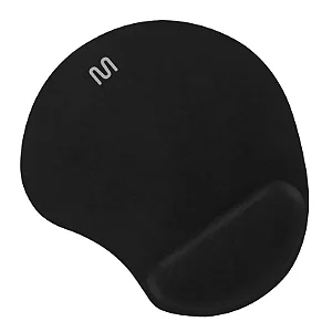 Mousepad com Apoio em Gel Ergonômico Comfort Preto Multi AC024