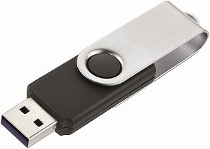 PEN DRIVE 32GB TWIST PRETO 3.0 MULTILASER PD989