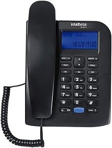 TELEFONE COM IDENTIFICADOR DE CHAMADAS E VIVA VOZ PT INTELBRA STC60ID