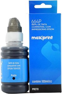 REFIL TINTA MAX UNI COMP EPS BLKG T6641/673120 MAX