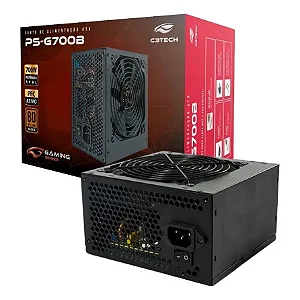 Fonte ATX 600W C3Tech PS-G600B 80 Plus Bronze PFC Ativo