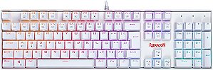 TECLADO MECANICO REDRAGON MITRA SINGLE COLOR BRANCO SWITCH AZUL  K551W