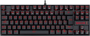 TECLADO  K552W-2 (PT-BROWN) REDRAGON KUMARA SINGLE COLOR BRANCO SWITCH MARROM