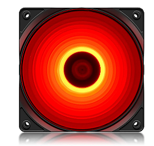 FAN 120X25MM SINGLE COLOR VERMELHO RF 120 RED DP-FLED-RF120-RD