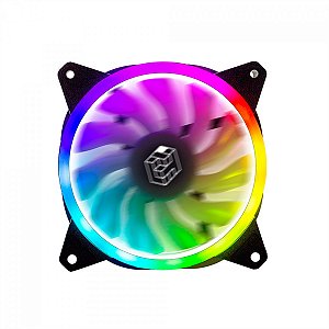 KIT FAN 3X 120MM COOLER LIKETEC LIGTHER RGB, CONTROLE REMOTO E CONTROLADORA