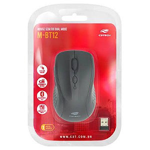 MOUSE S/FIO BT+RC/NANO M-BT12BK C3T