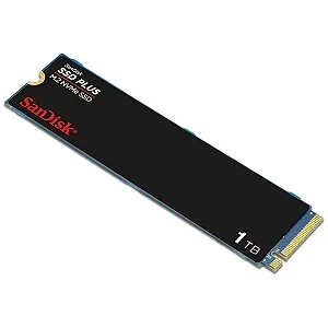SSD SanDisk Plus 1TB M.2 2280 NVMe PCIe Gen 3.0 - SDSSDA3N-1T00-G26 - Infopeças