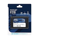 SSD 256GB Patriot P210 SATA III 2.5'' com Desconto no PIX | Infopeças