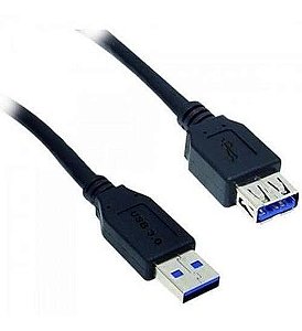 Cabo Extensor USB 3.0 AM x AF 1.5m Pluscable PC-USB3015 | Infopeças