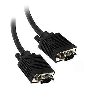 Cabo VGA SVGA 5 Metros com Filtro PlusCable PC-MON5002 Preto