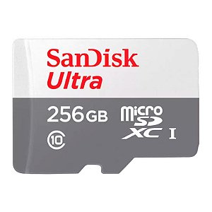 CARTAO MEMORIA MICRO SD SANDISK ULTRA 256GB SDSQUNR-256G-GN6TA