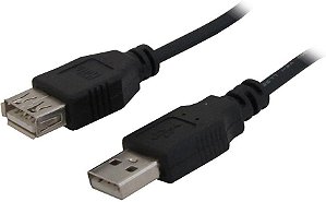 CABO EXTENSÃO PARA USB 2.0 AM X AF 3 METROS PC-USB3002