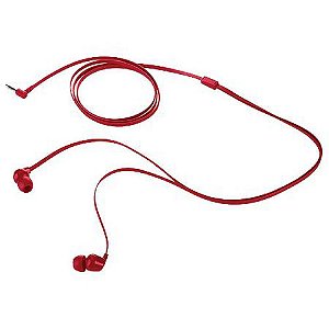 FONE DE OUVIDO INTRA H100 VERMELHO HP